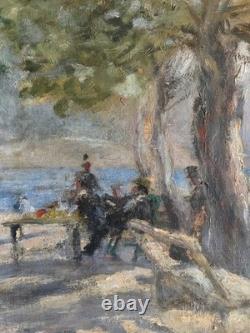 Antique Impressionist Landscape Painting – Artist to Be Identified