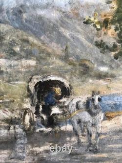 Antique Impressionist Landscape Painting – Artist to Be Identified