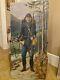 Antique Military Painting Oil On Canvas Large Size Signed