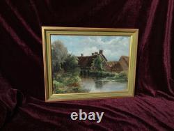 Antique Oil Painting, French Barbizon School, Brittany, Normandy, 19th Century