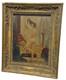 Antique Oil Painting Of A Female Nude From Behind Doing Her Hair, Late 19th Century, Gilt Frame, Studio