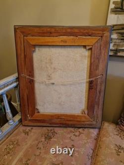Antique Oil Painting on Canvas, Framed Saint Bernard Dog