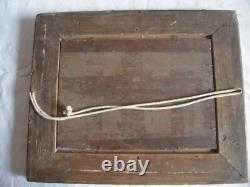 Antique Oil Painting on Panel, Landscape with Figures, Barbizon School