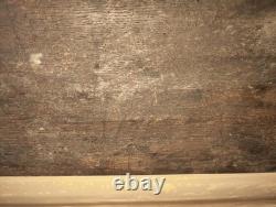 Antique Oil Painting on Wood, Flemish School of Barbizon, 17th–18th–19th Century