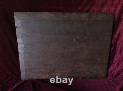 Antique Oil Painting on Wood, Flemish School of Barbizon, 17th–18th–19th Century