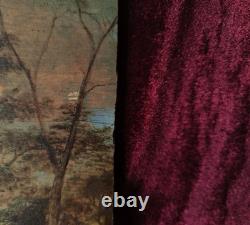 Antique Oil Painting on Wood, Flemish School of Barbizon, 17th–18th–19th Century
