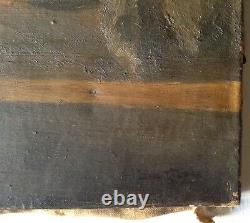 Antique Painting Beautiful Landscape Of The Vosges Oil On Canvas Signed Jean Hess C1940