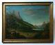 Antique Painting By Lecor, View Of The Islands, Oil On Canvas, Ecole Française Xix
