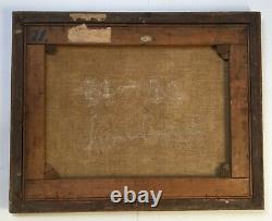 Antique Painting, Important Oil On Framed Canvas, Animated Port, XVIII Or XIX