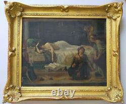 Antique Painting Oil On Canvas Phèdre Alexandre Cabanel