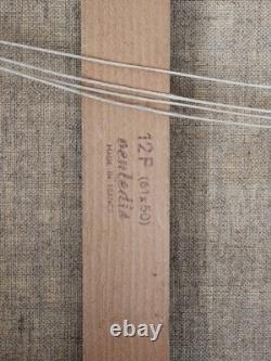 Antique Painting Oil on Canvas Baptism Scene Religious Art 60x52 cm Vintage