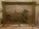 Antique Painting, Oil On Canvas, Landscape With Goats, Signed