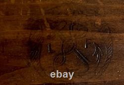 Antique Painting Oil on Canvas Lock of Neuilly-sur-Marne 1948 signed Bern Art