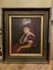 Antique Painting, Portrait Of A Woman, Oil On Canvas, 19th Century