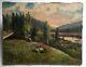 Antique Painting Signed And Dated 1938, Oil On Canvas, Austrian School 20th Century