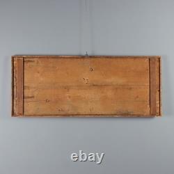 Antique Painting, View of the Port, Oil on Panel, 19th Century, Original