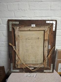 Antique Portrait of Joseph Wauters by J. B. Jonet, Oil on Canvas