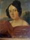Antique Portrait Of A Woman, 1835, Empire Style, Boilly, Oil On Canvas Wall Painting