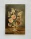Antique Oil On Canvas 27x41 Signed Lambert Bouquet Of Flowers Circa 1920-1940