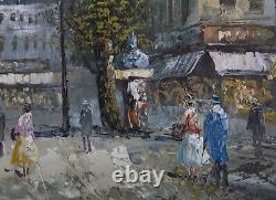 BURNETT, Sacred Heart, oil on canvas, Paris, Caroline Burnett, old painting