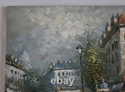BURNETT, Sacred Heart, oil on canvas, Paris, Caroline Burnett, old painting