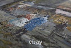 BURNETT, Sacred Heart, oil on canvas, Paris, Caroline Burnett, old painting