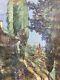 Beautiful Oil Painting On Canvas Village With Tree By Chaim Soutine, 19th Century Antique