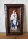 Beautiful Old Painting On Porcelain Nicolo Barabino Virgin Mary Jesus Christ