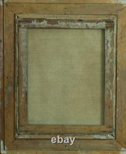 Beautiful Old Painting Portrait of Man with Hat Villeneuve-sur-Lot G Barlangue Stamp