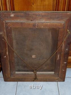 Beautiful antique oil painting on canvas of a woman, signed Emile Auguste Wery