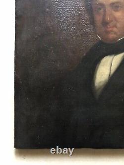 Century Old Painting, Portrait of a Gentleman, Oil on Canvas, XIXth Century