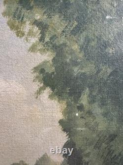 Christian Couillaud (1904-1964) Old oil on canvas view of the Poitevin Marsh