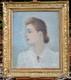 Dietz Edzard (1893-1963) Portrait 1939 Camps Des Milles Oil Painting Antique