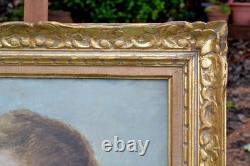 Dietz Edzard (1893-1963) Portrait 1939 Camps des Milles Oil Painting Antique