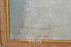 Dietz Edzard (1893–1963) Portrait 1939 Les Milles Camp Oil Painting Antique