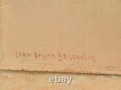 Ex Tableau Oil On Orientalist Panel Signed Jean-desire Bascoules