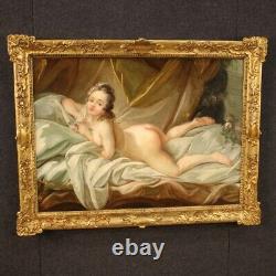 Female Nude Painting Old Oil Painting On Canvas Frame 800 19th Century