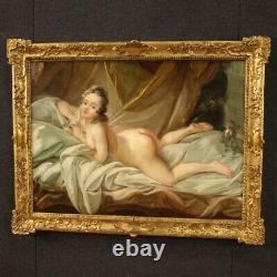 Female Nude Painting Old Oil Painting On Canvas Frame 800 19th Century