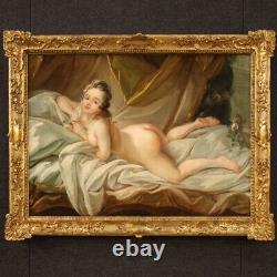 Female Nude Painting Old Oil Painting On Canvas Frame 800 19th Century