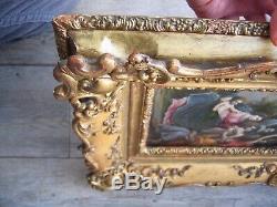 Flight Into Egypt Rare Antique Table Oil On Copper Albani Italian Circle 1700