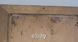 Floral Panel Oil Painting on Wood Miniature Antique JAMAR Signed to Identify