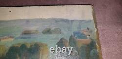Former Impressionist Painting Of The Early 20th Century Oil On Wood