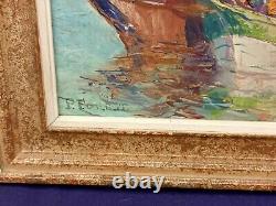 Former Marine Painting Oil On Panel Signed / Pierre Forest 1881-1971