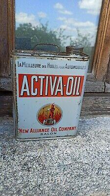 Former Oil Can Activa Oil The Devil On The Car 2 Liters New Alliance Oil