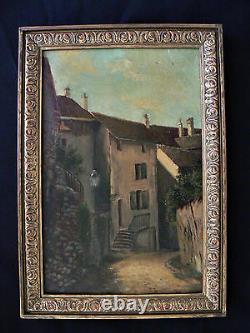 Former Oil Painting On Canvas, French School Impressionism Late 19th Century