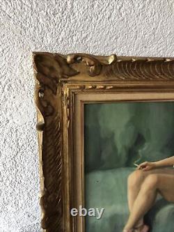 Former Oil Painting On Canvas Joan Major Dancer De L'opera