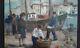Former Oil Painting On Canvas Port De La Rochelle. 60/70