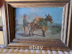 Former Oil Painting On Canvas Signed