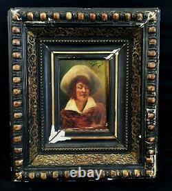 Former Oil Painting On Portrait Panel Xixth Signed To Identify