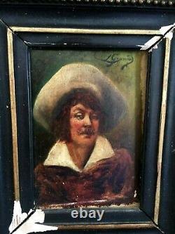 Former Oil Painting On Portrait Panel Xixth Signed To Identify